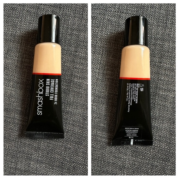 Smashbox Skin Full Coverage 24 Hour Foundation-1.15 Fair Light Warm Peach - Picture 3 of 4